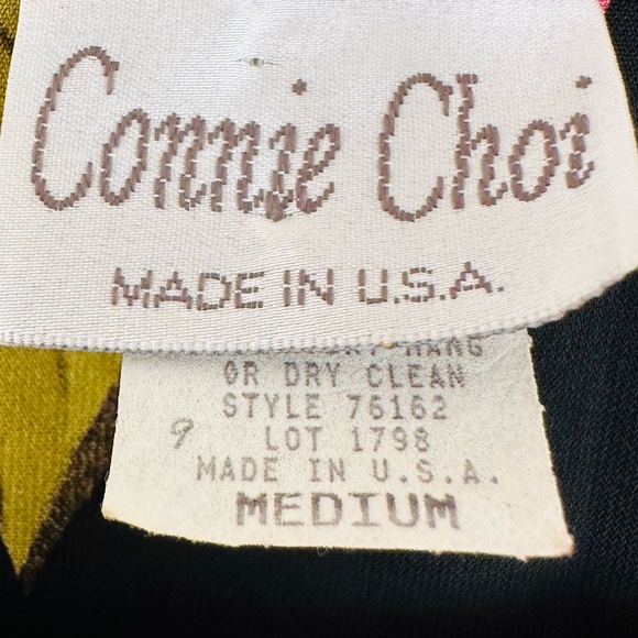 Vintage Connie Choi floral slip on lightweight midi dress - Picture 10 of 10